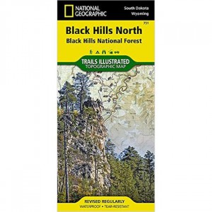 National Geographic Trails Illustrated Map: Black Hills North, Black Hills National Forest - 2014 Edition State Maps