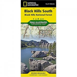 National Geographic Trails Illustrated Map: Black Hills South, Black Hills National Forest - 2016 Edition State Maps
