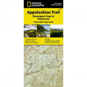 National Geographic Appalachain Trail - Davenport Gap To Damascus State Maps