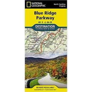 National Geographic Destination Map: Blue Ridge Parkway State Maps