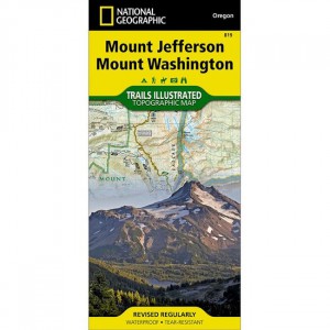 National Geographic Trails Illustrated Map: Mount Jefferson/Mount Washington State Maps