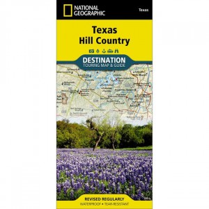 National Geographic Destination Map: Texas Hill Country State Maps