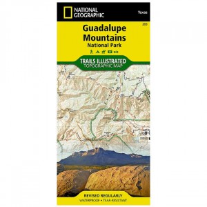 National Geographic Trails Illustrated Map: Guadalupe Mountains National Park State Maps