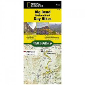 National Geographic 1710 - Trails Illustrated Map: Big Bend National Park Day Hikes - 2022 Edition State Maps