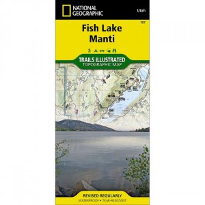 National Geographic Trails Illustrated Map: Fish Lake Manti State Maps