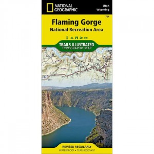National Geographic 704 - Trails Illustrated Map: Flaming Gorge National Recreation Area - 2009 Edition State Maps