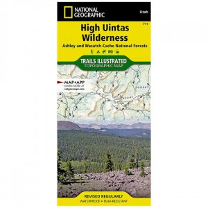 National Geographic Trails Illustrated Map: High Uintas Wilderness - Ashley And Wasatch-Cache National Forests State Maps