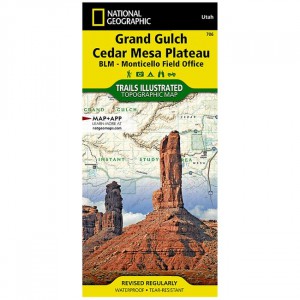 National Geographic Trails Illustrated Map: Grand Gulch Plateau/Cedar Mesa Plateau - Blm-Monticello Field Office State Maps