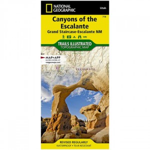 National Geographic Trails Illustrated Map: Canyons of the Escalante - Grand Staircase-Escalante National Monument State Maps