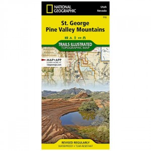 National Geographic Trails Illustrated Map: St. George, Pine Valley Mountains State Maps