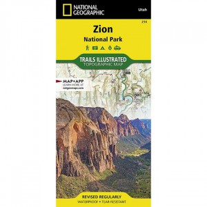 National Geographic 214 - Trails Illustrated Map: Zion National Park State Maps