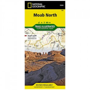 National Geographic Trails Illustrated Map: Moab North State Maps