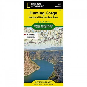 National Geographic 704 - Trails Illustrated Map: Flaming Gorge National Recreation Area State Maps