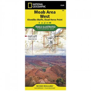National Geographic 506 - Trails Illustrated Map: Moab West: Klondike Bluffs, Dead Horse Point - 2022 Edition State Maps