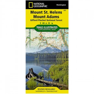 National Geographic Trails Illustrated Map: Mount St. Helens/Mount Adams - Gifford Pinchot National Forest - 2015 Edition State Maps