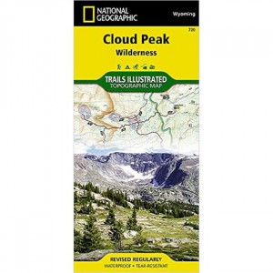 National Geographic 720 - Trails Illustrated Map: Cloud Peak Wilderness - 2014 Edition State Maps
