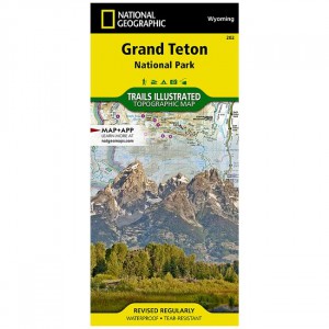 National Geographic Trails Illustrated Map: Grand Teton National Park - 2021 Edition State Maps
