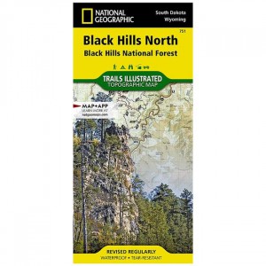 National Geographic Trails Illustrated Map: Black Hills North, Black Hills National Forest - 2019 Edition State Maps