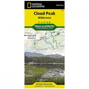National Geographic 720 - Trails Illustrated Map: Cloud Peak Wilderness - 2019 Edition State Maps