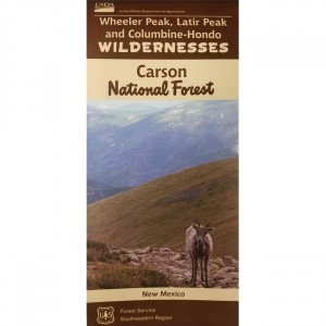 Usda Wheeler Peak, Latir Peak & Columbine-Hondo Wildernesses State Maps